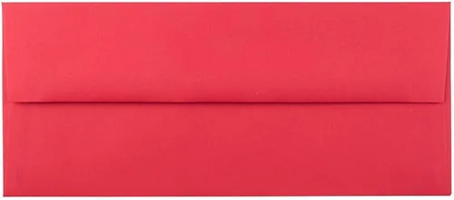 Miniatura 27 de JAM PAPER Sobres de invitación de colores A7 - 5 1/4 x 7 1/4 - Rojo Reciclado - Paquete de 50 (Pack of 50)