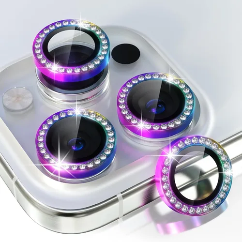 Miniatura 15 de Choiche Compatible para iPhone 17 Pro/iPhone 17 Pro Max Protector de Lente de Cámara, Protector de Pantalla de Cubierta de Cámara de Vidrio Templado