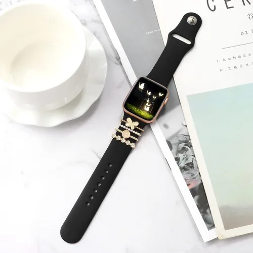 Miniatura 3 de Correas decorativas para reloj compatibles con Apple Watch de 1.496 pulgadas, 1.575 pulgadas, 1.614 pulgadas, 1.654 pulgadas, 1.732 pulgadas, 1.772