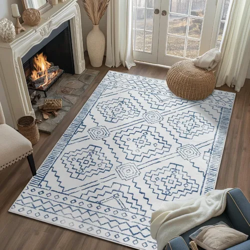 Miniatura 113 de jinchan Alfombra marroquí de pasillo 2x10 para pasillo - Alfombra de pasillo para cocina bohemia lavable a máquina, alfombra moderna suave, Boho
