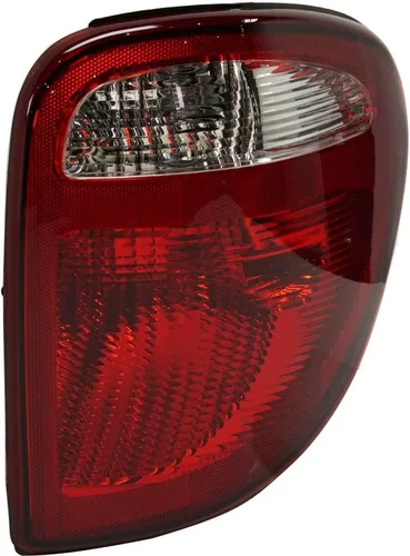 Miniatura 2 de Luz trasera halógena bombilla trasera derecha lado pasajero transparente y rojo lente trasera luz trasera luz de freno minivan CH2801157 68241334AA