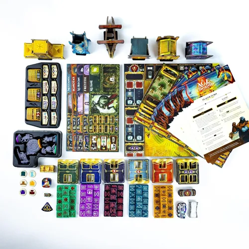 Miniatura 2 de an Age Contrived Juego de mesa competitivo de construcción de motores y dioses de fantasía Fabricado por Bellows Intent (Edición Core)