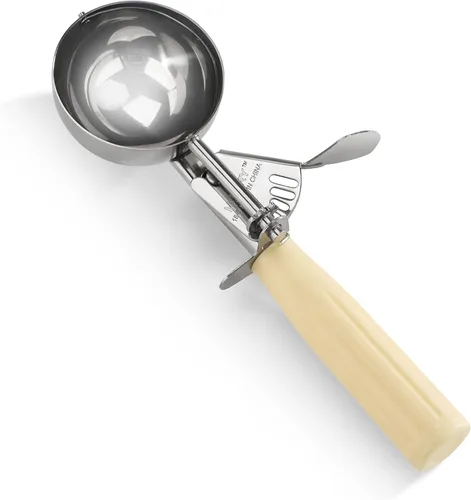 Miniatura 10 de New Star Foodservice 34905 cuchara de presión para pulgar de grado comercial/cuchara para helado, acero inoxidable 18/8, 0.875 oz, tamaño 40, púrpura