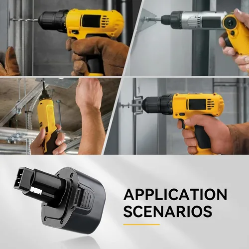 Miniatura 7 de DW9062 4.8Ah Ni-Mh Reemplazo para batería Dewalt 9.6V compatible con DW9061 DE9036 DE9061 DE9062 DW926 DW955K DW955 DW926K-2 DW926K DW902 DW050