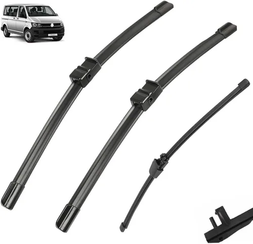 Miniatura 13 de Escobillas de limpiaparabrisas compatibles con VW T5 Transporter Caravelle Multivan California Kombi Shuttle - Escobillas para parabrisas delantero