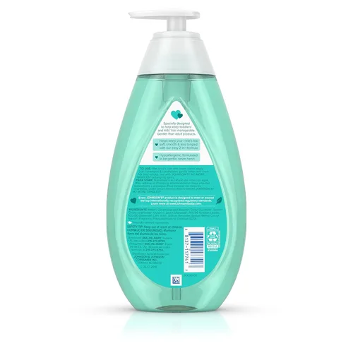 Miniatura 9 de Champú y acondicionador 2 en 1 de Johnson's, 20.3 fl. oz Fórmula desenredante Para niños Sin lágrimas Hipoalergénico