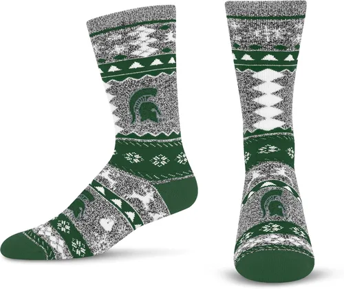 Miniatura 31 de For Bare Feet Ugly Holiday Sweater Crew Sock NCAA