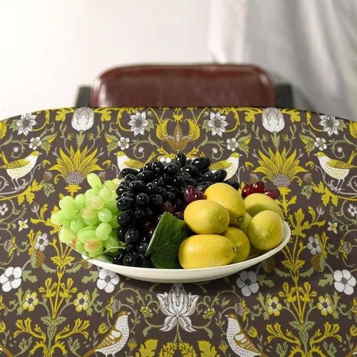 Miniatura 321 de Mantel Floral Retro de Pájaros, Diseño Original Bohemio William Morris Estampado Cubierta de Mesa para Hogar Picnic Fiesta Comedor Cocina William