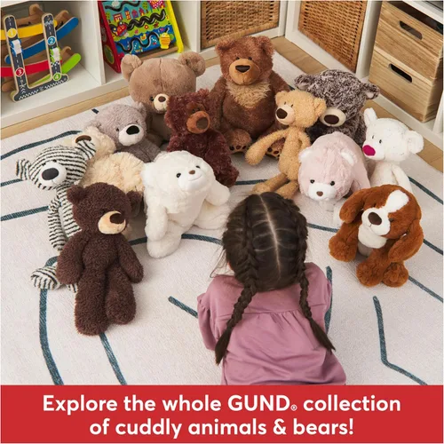 Miniatura 8 de GUND Peluche de oso de peluche, marrón chocolate, 13.5 pulgadas Gris