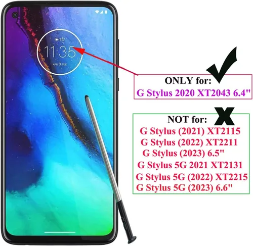 Miniatura 2 de Ubrokeifixit Repuesto para Moto G Stylus, lápiz capacitivo, repuesto para Motorola Moto G Stylus 2020 pulgadas, 6.4 pulgadas, XT2043 XT2043-4