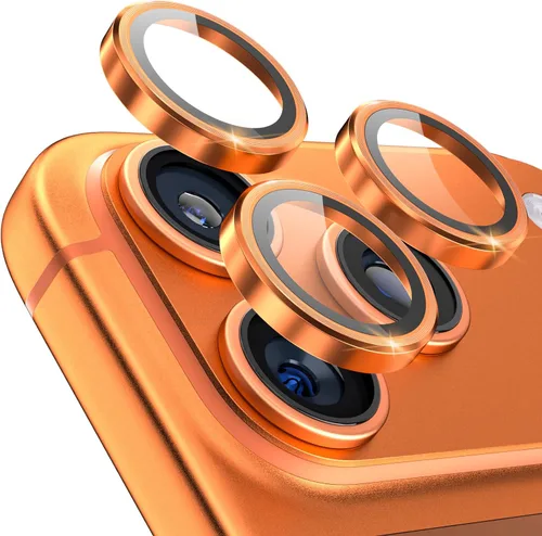 Miniatura 22 de CloudValley Protector de lente de cámara para iPhone 17 Pro/iPhone 17 Pro Max, [Instalación en 1 segundo] Cubierta de vidrio templado Ultra-HD, Negro