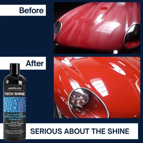 Miniatura 5 de Tech Shine: revestimiento de cerámica para automóviles, cera de automóvil, esmalte de automóvil, revestimiento de polímero de cerámica, esmalte