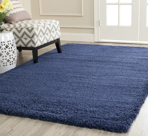 Miniatura 245 de SAFAVIEH Accent Rug 2'x3' - Milan Shag Collection - Modern Design, Dark Beige, Ultra Plush Thick Pile, Ideal for Bedroom, Nursery, Living Room