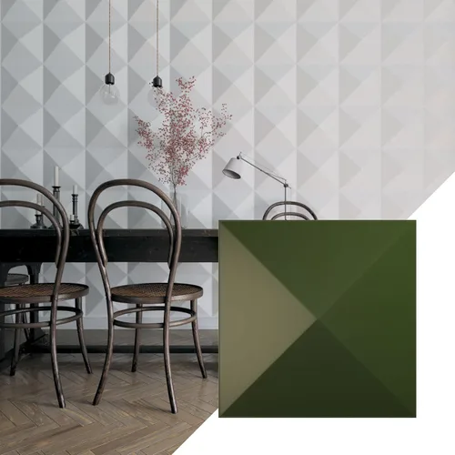 Miniatura 34 de Ekena Millwork 11 7/8 pulgadas de ancho x 11 7/8 pulgadas de alto Sellek EnduraWall Decorativo Panel de pared 3D, dorado