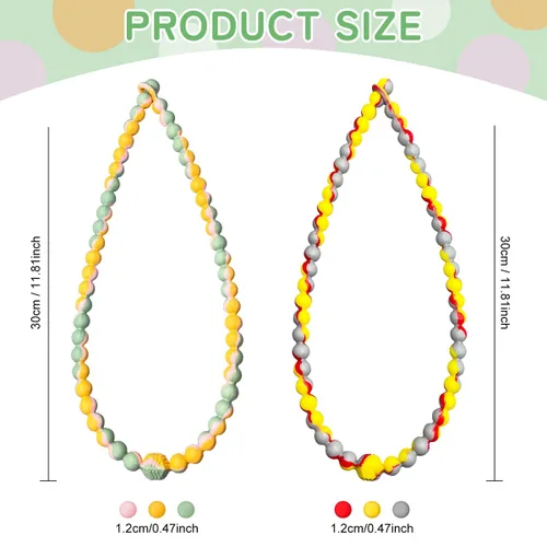 Miniatura 2 de Collar de dentición para bebé, juguetes para rechinar dientes, collar sensorial para masticar para niños, niñas, niños, adultos con autismo, TDAH