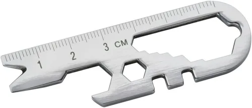 Miniatura 2 de SWISS+TECH ST67129 Llave Inglesa Micro 14-en-1 Multiherramienta, Construcción de Acero Inoxidable, Para Llavero, Auto, Camping, Ferretería