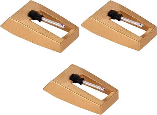 3 agujas para tocadiscos, duradero, repuesto de lápiz capacitivo práctico para tocadiscos, accesorios prácticos para sistemas de alta fidelidad en