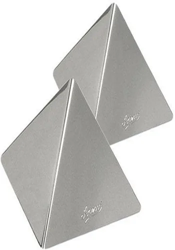 Miniatura 2 de Ateco 4937 molde de pirámide de acero inoxidable grande, pirámide grande, Pirámide