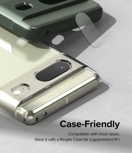 Miniatura 8 de Ringke Protector de lente de cámara [3 unidades/protección multicapa] compatible con Google Pixel 7, protector de lente de cámara de vidrio templado