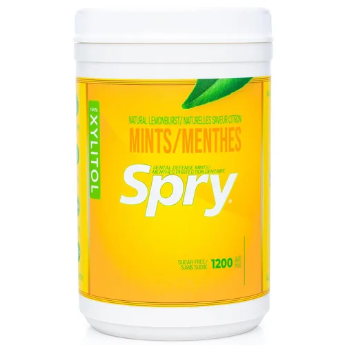 Miniatura 25 de Spry Xylitol Berry Blast - Caramelos sin azúcar, promueve la salud oral, aumenta la producción de saliva, detiene el mal aliento, sin OMG, sin