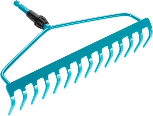 Miniatura 6 de Gardena Combisystem Rastrillo de jardín de 14 dientes, 14.2 in de ancho, se adapta a todos los mangos cs (3178-20)
