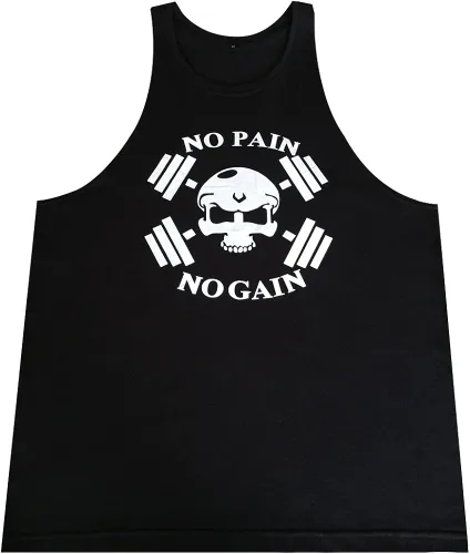 Miniatura 3 de GZXISI Camiseta sin mangas para hombre, con estampado de calavera, para culturismo, gimnasio, entrenamiento, chaleco de fitness