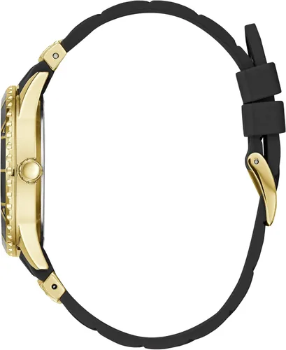 Miniatura 2 de GUESS Valencia Quartz W1157L1 - Reloj de mujer con correa de silicona dorada de acero inoxidable