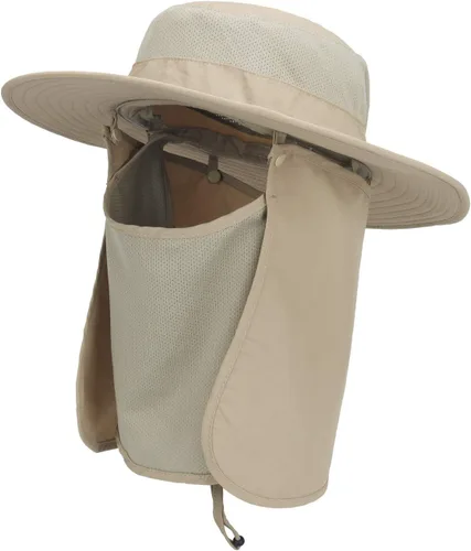 Miniatura 13 de Outdoor Sun Hat UPF 50 Protection Waterproof Fishing hat Face Cover Summer Neck Flap Hat