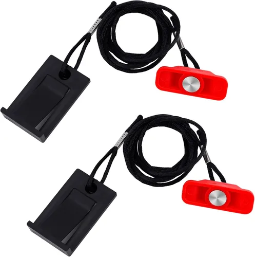 Miniatura 12 de NQEUEPN 2pcs Universal Treadmill Magnet Safety Key, Emergency Stop Lock Magnetic Safety Switch Replacement for Most Running Machines