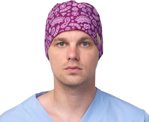 Miniatura 58 de Print Scrub Caps - Sombrero perfecto para enfermeras, médicos y EMTs..