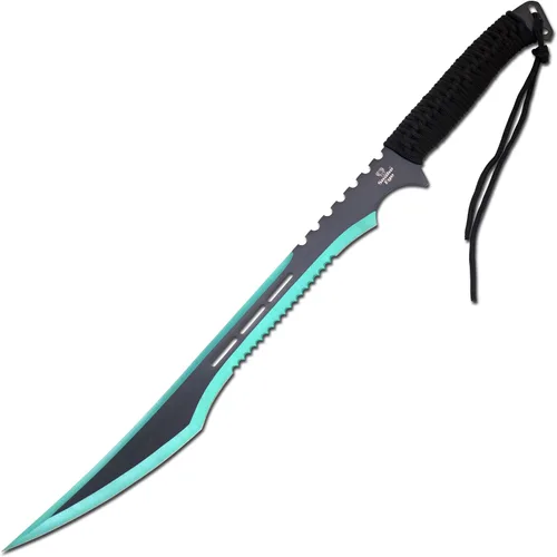 Miniatura 2 de Snake Eye Tactical - Espada de fantasía con funda de nailón, machete para exteriores y camping Verde