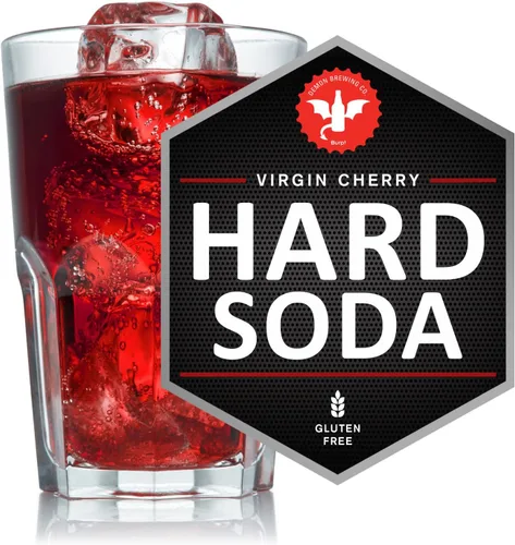 Miniatura 6 de Kit de preparación de soda dura extra con botellas. Nuestro fermentador cónico elimina los sedimentos y hace de soda dura de gran sabor, cereza