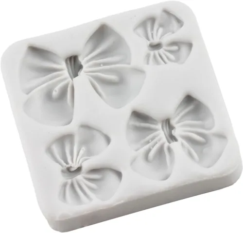 Miniatura 4 de Moldes de fondant de Bowknot para pajarita de silicona para decoración de pasteles Decoración de cupcakes Pasta de goma de chocolate Pasta