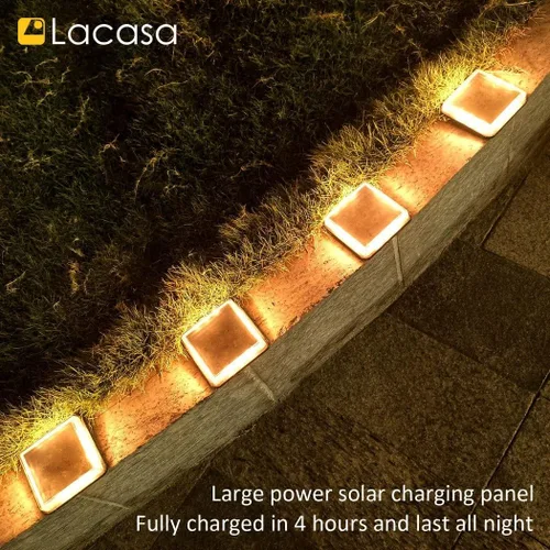 Miniatura 7 de Luces solares de cubierta, luz de muelle para calzada y pasarela, energía solar, para exteriores, escalera, camino, lámpara LED para patio trasero