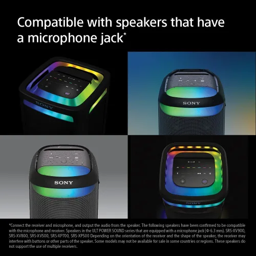 Miniatura 2 de Sony ULT MIC Micrófono Inalámbrico para Karaoke con Batería de 20 Horas, Incluye Dos Micrófonos Inalámbricos y Receptor (UOULTMIC1)
