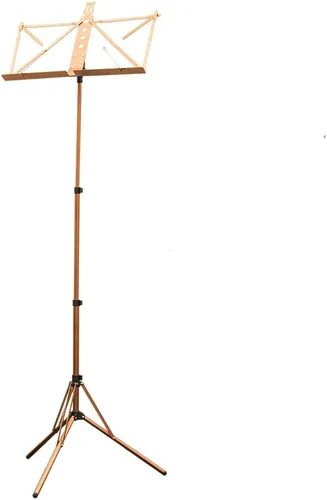 Miniatura 7 de Paititi Soporte de música plegable resistente y duradero con bolsa de transporte, color negro