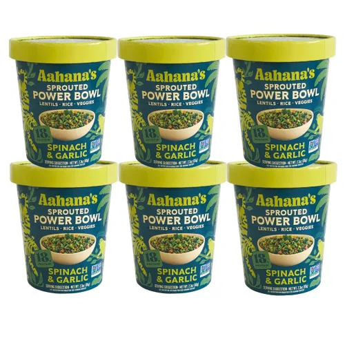 Miniatura 10 de Aahana's Bombay Masala - Cuenco de arroz y lentejas Kitchari, comidas veganas, sin gluten, Kosher, a base de plantas, comidas listas para comer