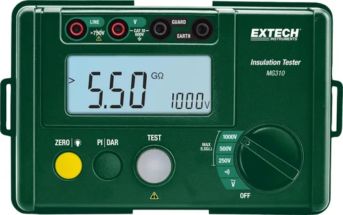 Extech Probador de aislamiento digital compacto MG310