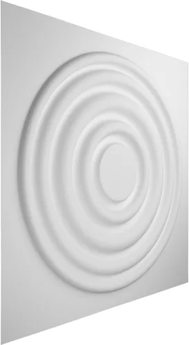 Miniatura 3 de Ekena Millwork WP20X20WDWH 19 5/8 pulgadas de ancho x 19 5/8 pulgadas de alto Wade EnduraWall Decorativo 3D Panel de pared cubre 2.67 pies cuadrados