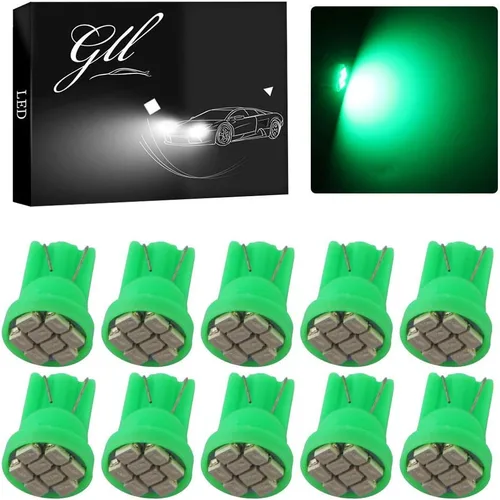 Miniatura 10 de Grandview Super brillante 80 lúmenes T10 cuña 194 168 2825 175 192 W5W azul alta potencia 1206 10-SMD luces LED bombilla placa interior mapa cúpula