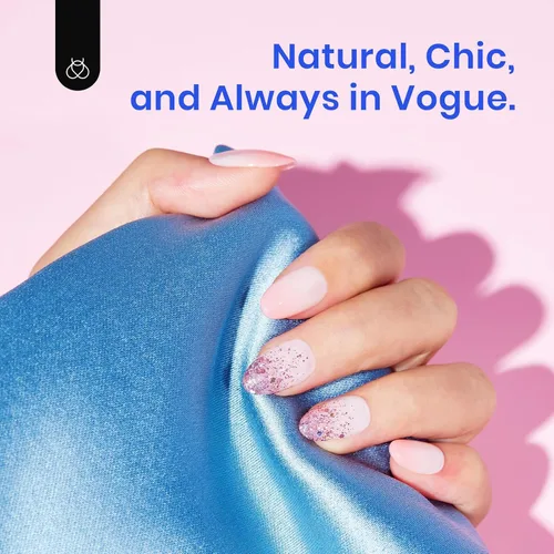 Miniatura 7 de Beetles kit de uñas de gel almendra corta, 500 piezas de puntas de uñas de gel almendra extra cortas preformadas transparentes, juego de extensión