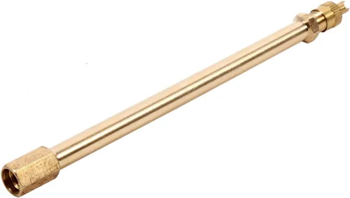 Miniatura 3 de Keenso Adaptador de extensión de válvula de neumático automático de latón, extensor de vástago de neumático de inflado para motocicleta, bicicleta