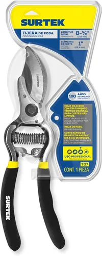 Miniatura 2 de Surtek Tijeras de podar forjadas - Tijeras de podar de 8" con una sola mano - T07 Rosa