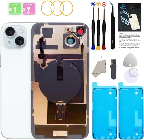 Miniatura 41 de Reemplazo de cristal trasero para iPhone 15Pro Max con herramientas Repir Big Hole OEM Rear Cover Glass Pre-Installed Internal Parts Easier