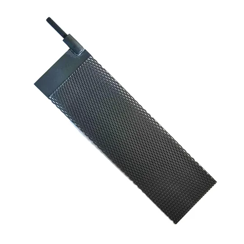 Placas de ánodo de titanio reemplazables con recubrimiento de rutenio e iridio para ionizadores de agua o generadores de hipoclorito de sodio