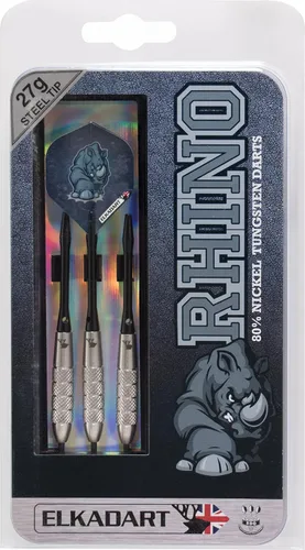 Miniatura 4 de Elkadart Rhino - Dardos de punta de acero de tungsteno 80% con estuche de almacenamiento/viaje