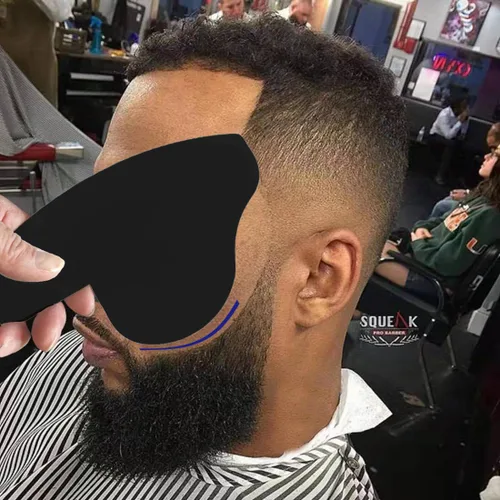 Miniatura 2 de Tarjeta de línea capilar multiusos con diseño de línea capilar de peluquero adecuada para diferentes tipos de diseño Barber Design Barber Styling
