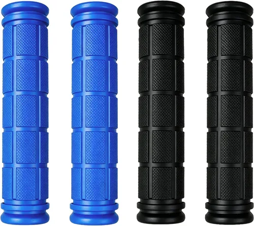 Miniatura 22 de 2 pares de puños/mangos para manillar de bicicleta con empuñaduras de hongo para bicicletas BMX/de carretera/de montaña