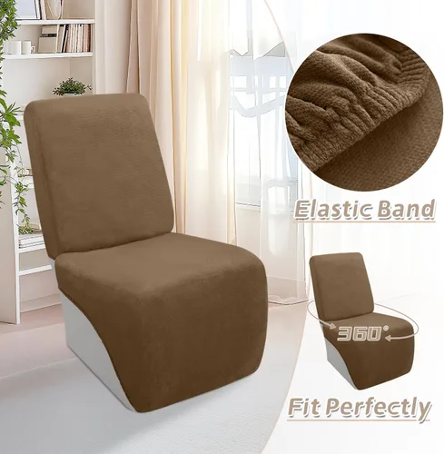 Miniatura 407 de Arfntevss Fundas de sofá seccional reclinable de terciopelo, Funda de sofá seccional de esquina para sofá reclinable, Funda elástica suave
