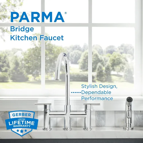 Miniatura 2 de Gerber Grifo de cocina Parma de fontanería con spray Cromado